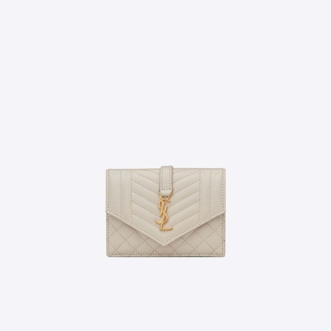 《新作限定♪早い者勝ち♡》MONOGRAM MIXMATELASSÉ粒型押しレザーフラップカードホルダー-BRAND OFF