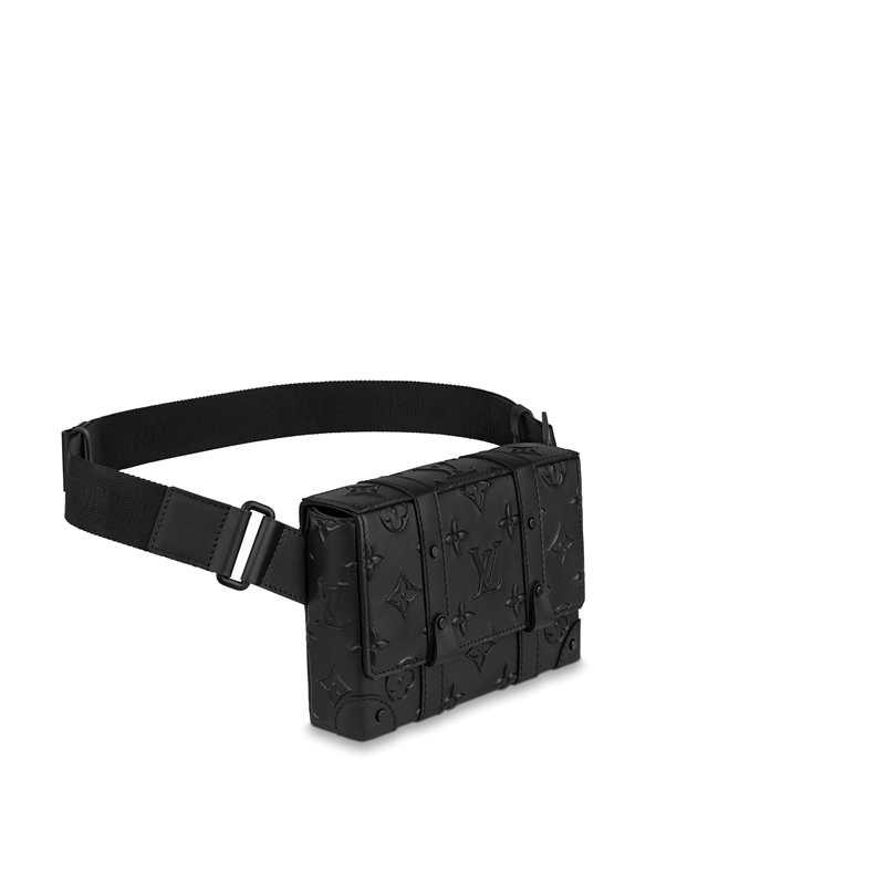 Louis Vuitton トランク 肩掛け バッグ 黒 M57952 モノグラム-BRAND OFF