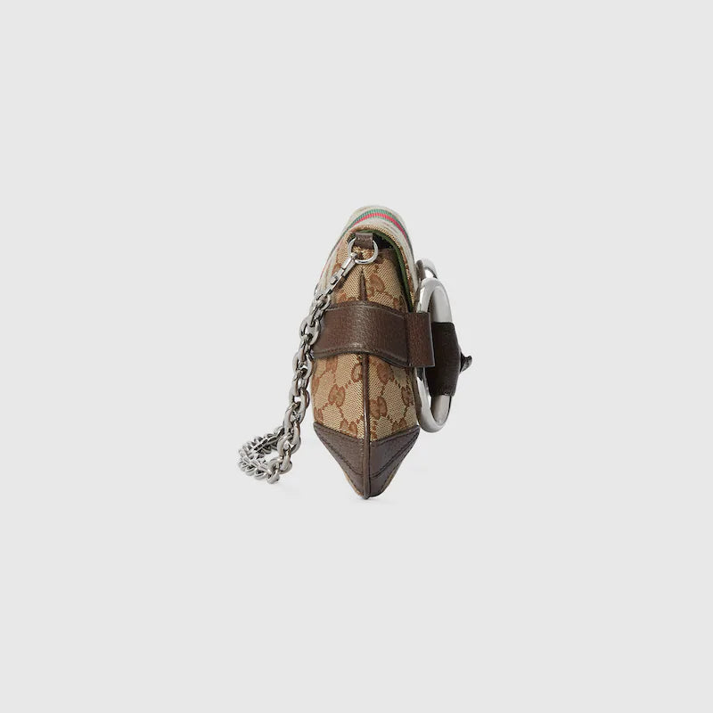 〔グッチ ホースビットチェーン〕ミディアム ショルダーバック-BRAND OFF