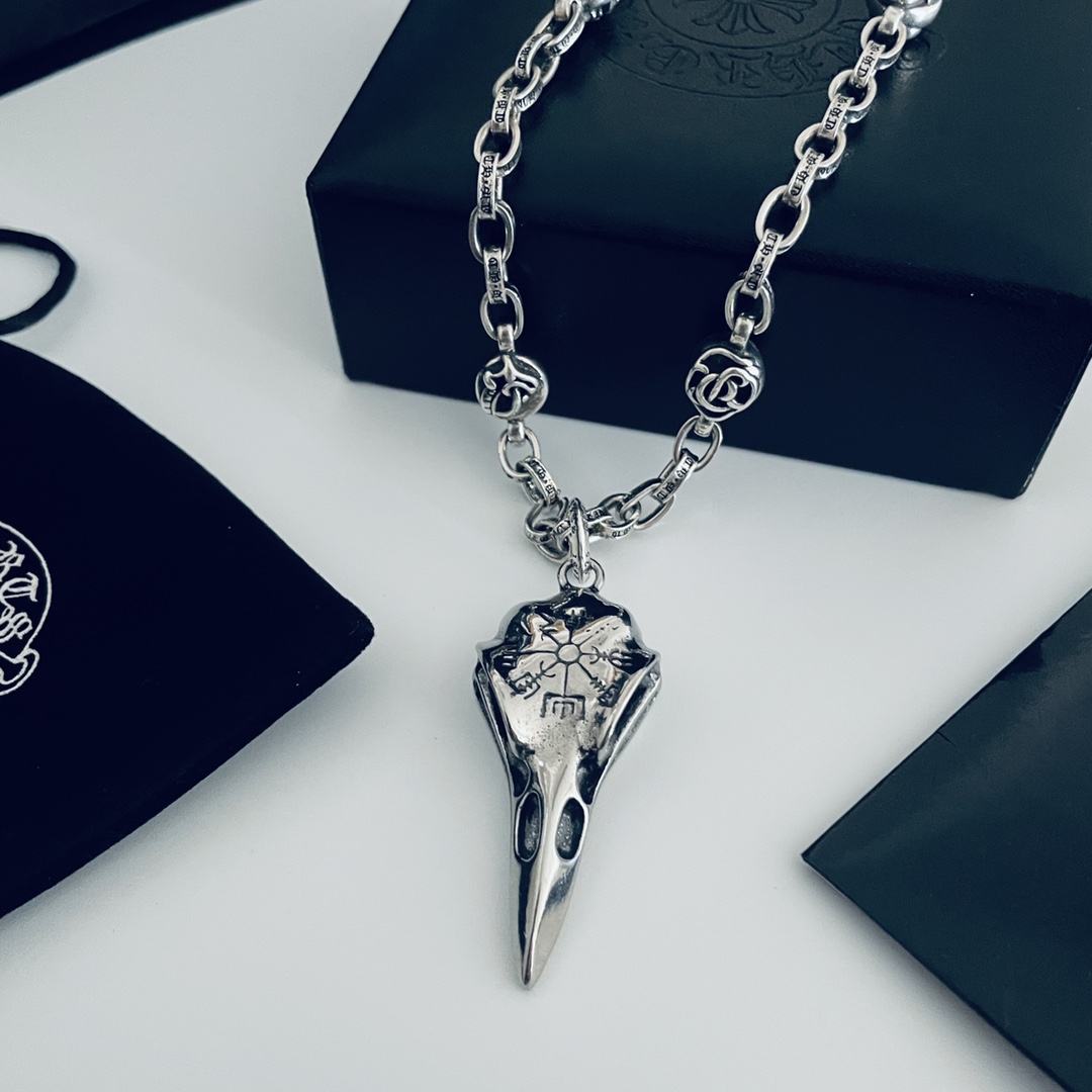 【CHROME HEARTS】クロムハーツ、新しいネックレス万能シンプルファッションオーナメント-BRAND OFF