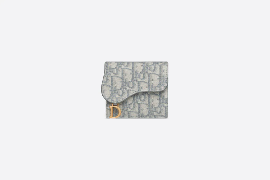 【DIOR】SADDLEサドルロータスウォレット☆レザーミニ【財布】-BRAND OFF