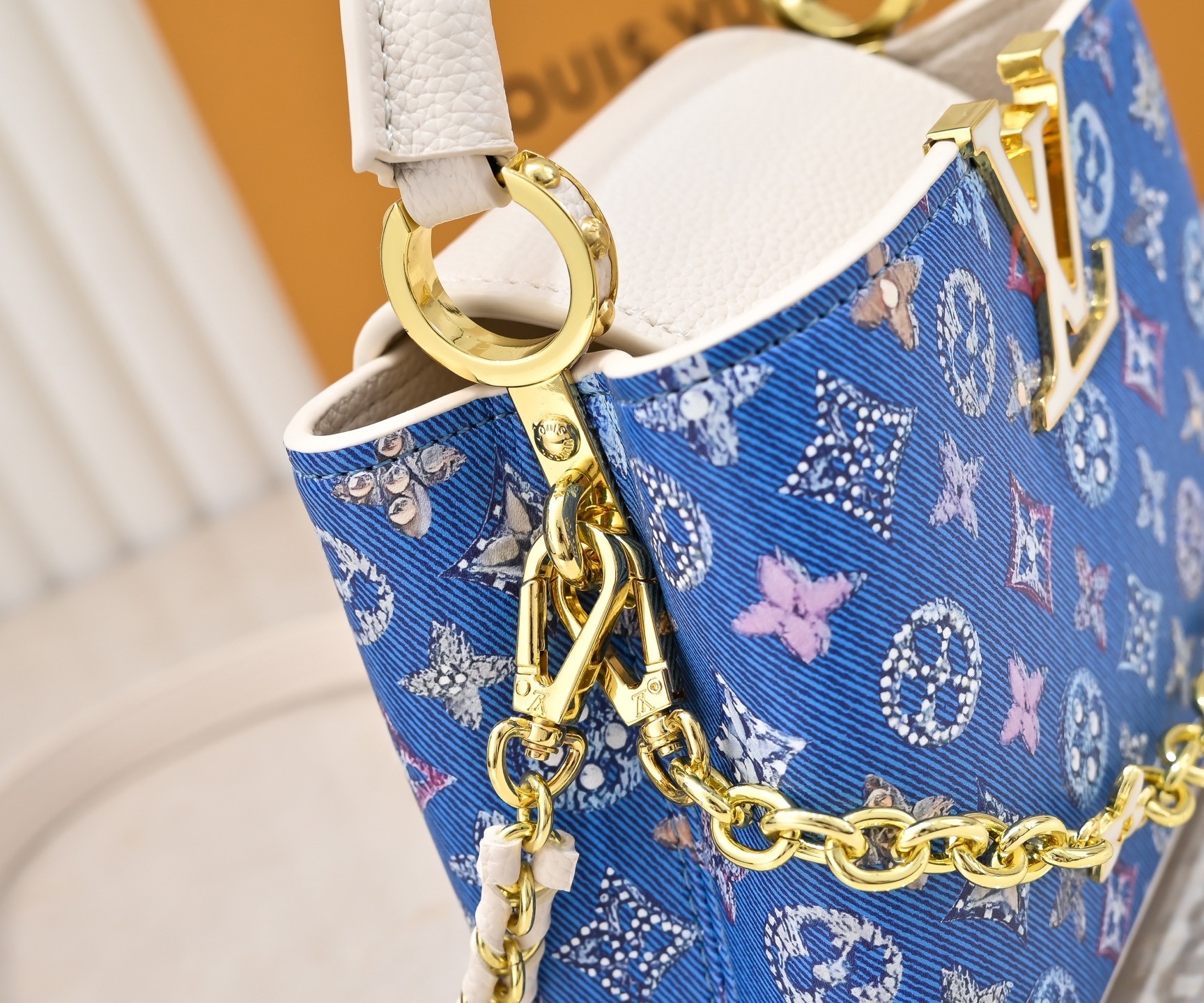 【LOUIS VUITTON旗艦店】ルイヴィトン CAPUCINES ハンドバッグ M12947-BRAND OFF