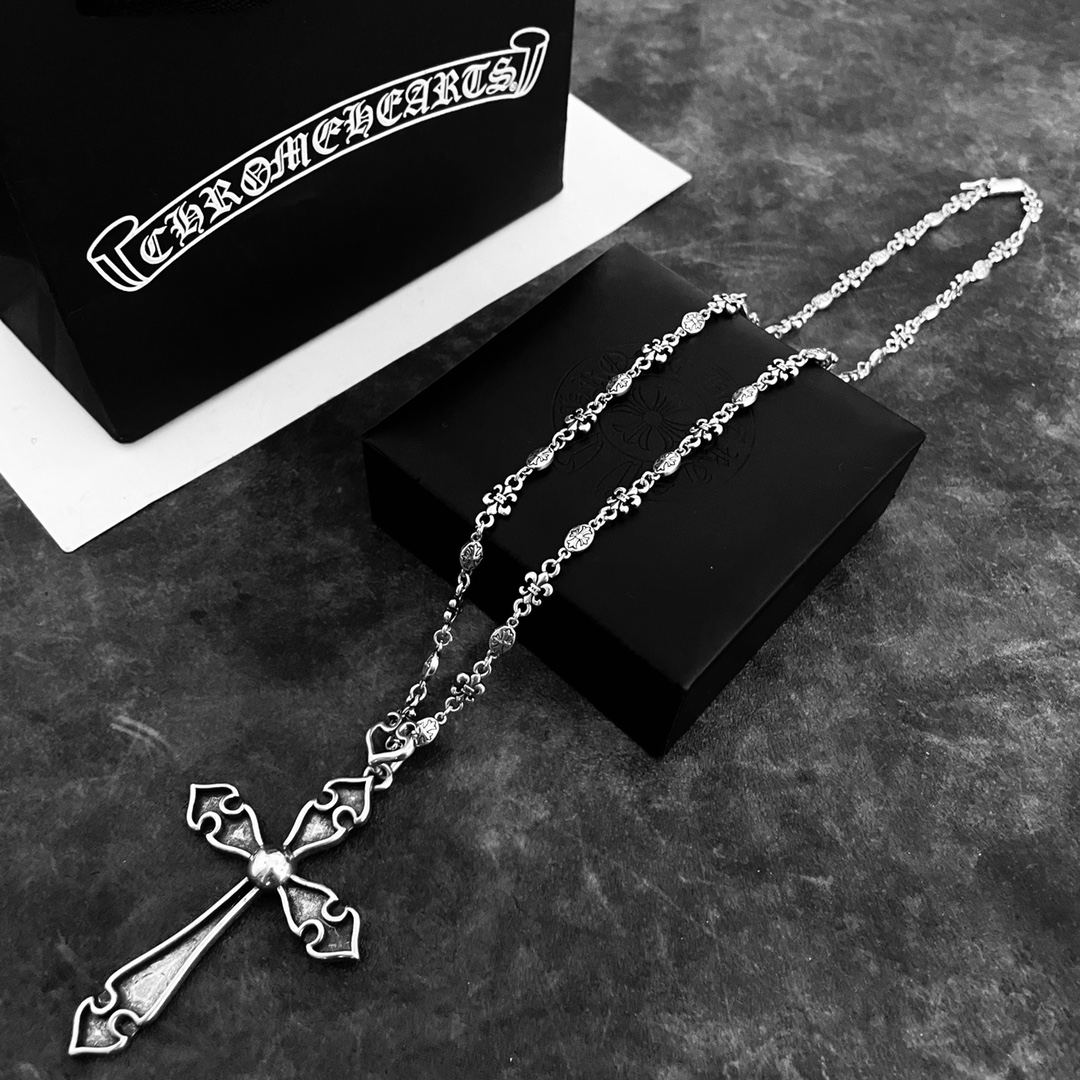 【CHROME HEARTS 】ネックレス、新しいネックレス万能シンプルファッションオーナメント-BRAND OFF