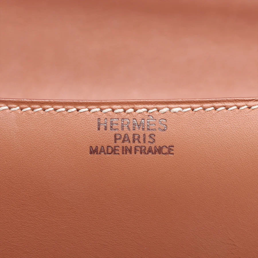 HERMES エルメス コンスタンス24 ヴォーシャモニー ナチュラル ゴールド金具-BRAND OFF