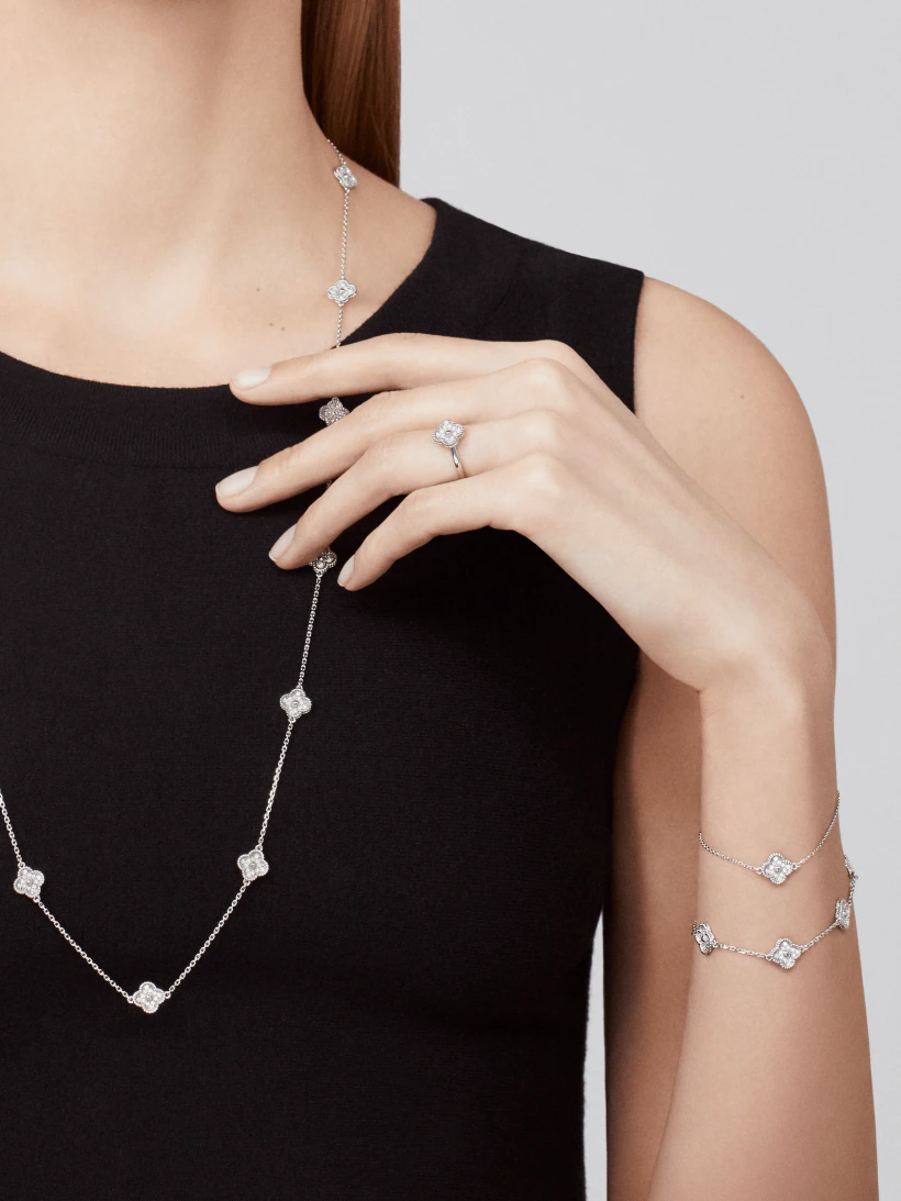 【2026】【Vancleef & Arpels】 スウィート アルハンブラ ブレスレット、6モチーフ-BRAND OFF