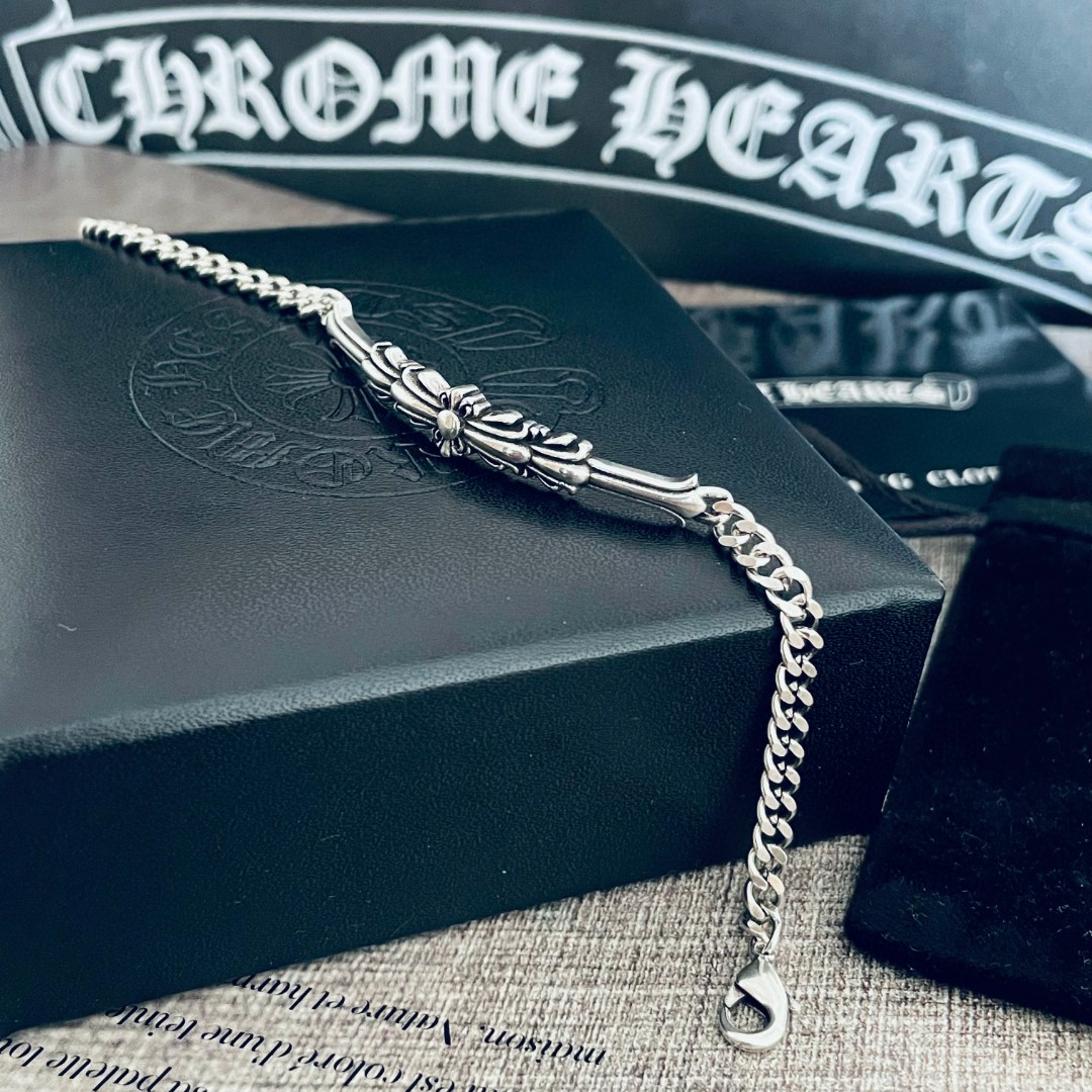 【CHROME HEARTS】ブレスレット、ファッションシンプルなスタイル-BRAND OFF