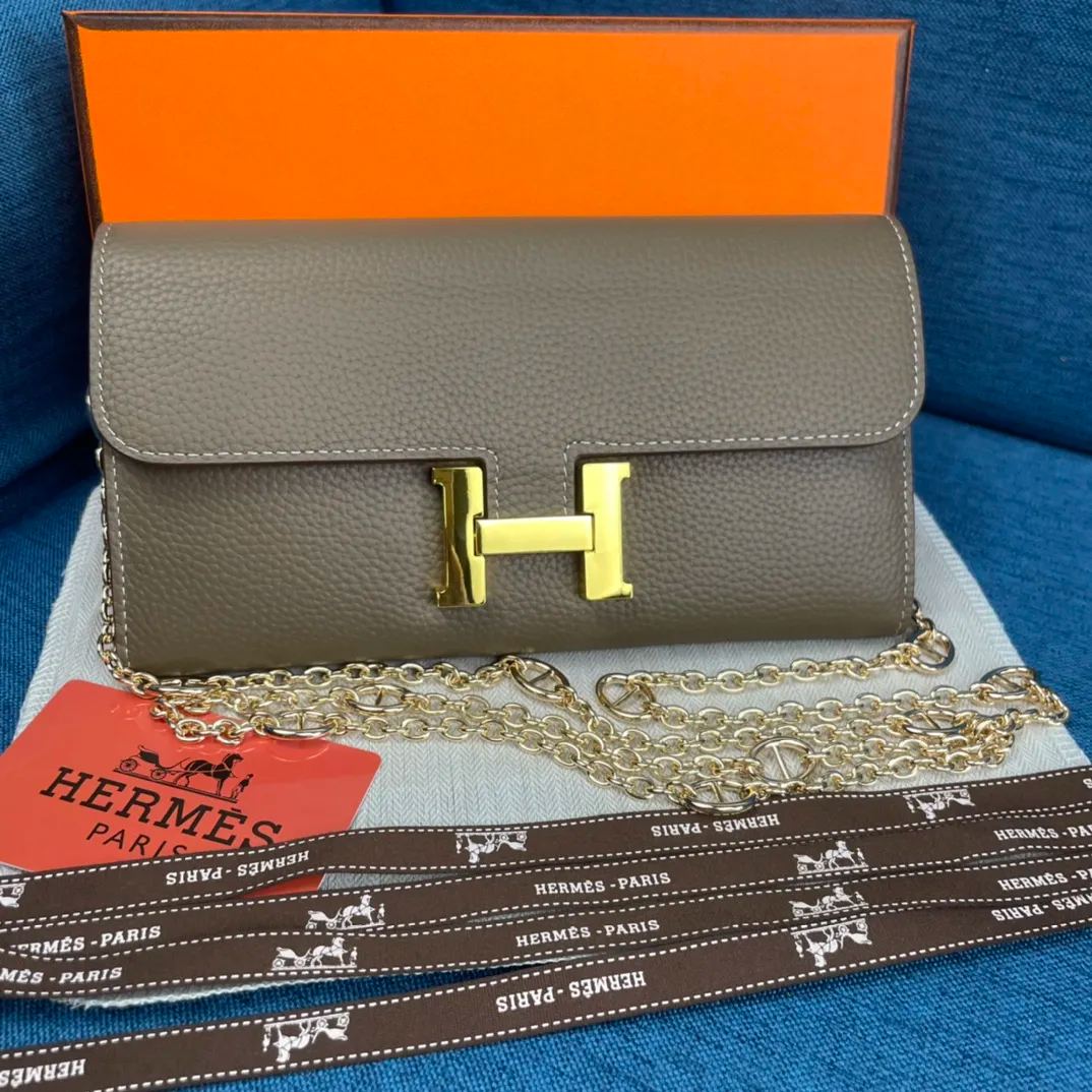 HERMÈS ショルダー & 長財布 11カラー 22X11CM-BRAND OFF