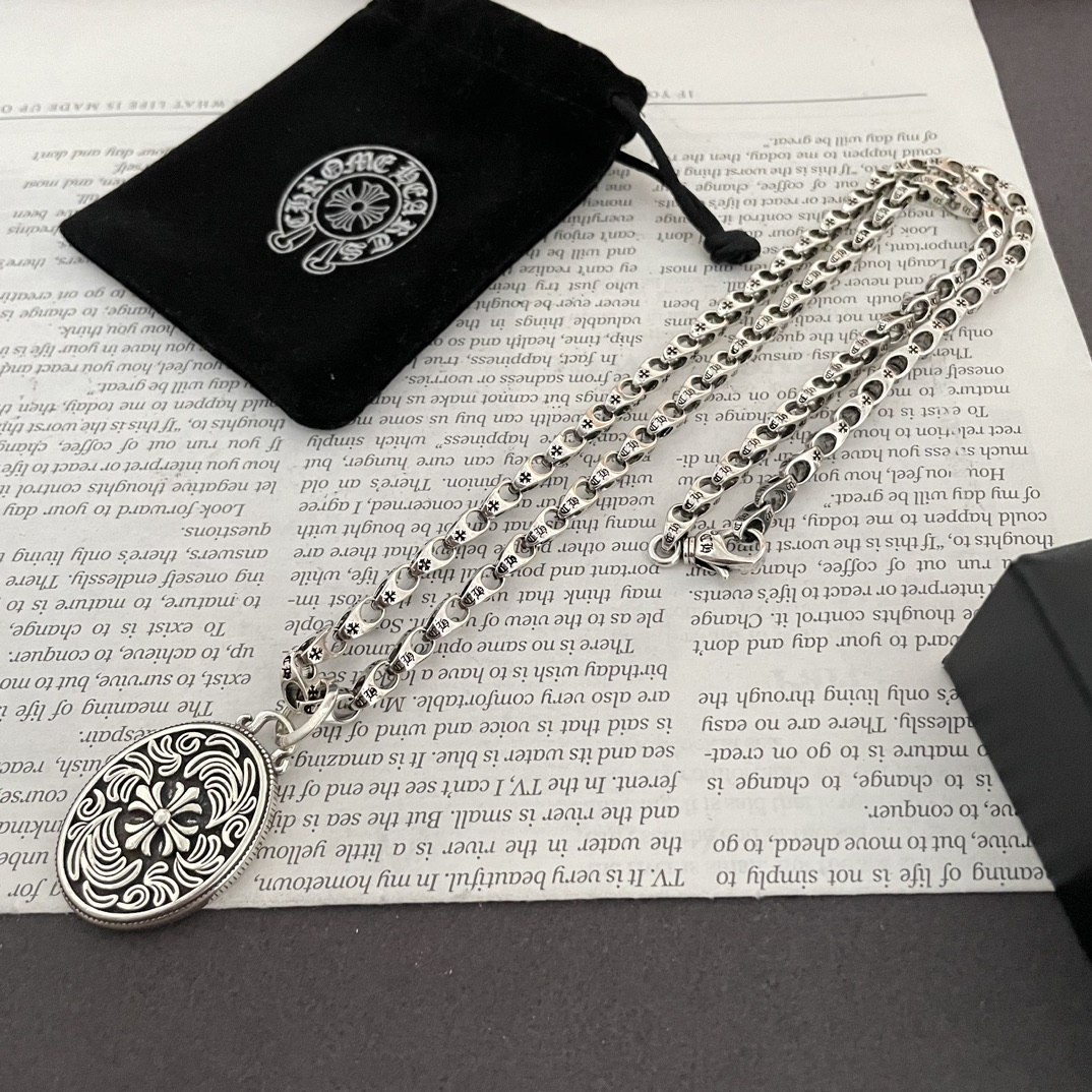 【CHROME HEARTS】ネックレス、新しいネックレス万能シンプルファッションオーナメント-BRAND OFF