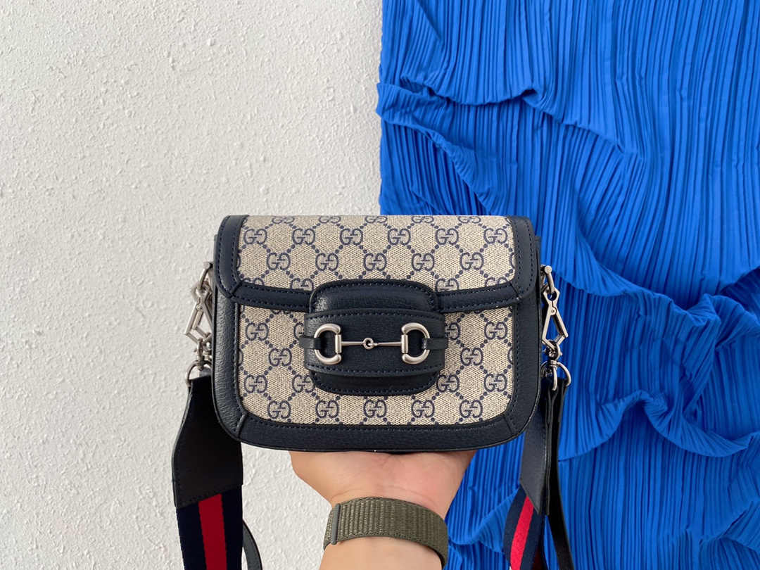 GUCCI〔グッチ ホースビット 1955〕ミニバッグ 20 X 15 CM-BRAND OFF