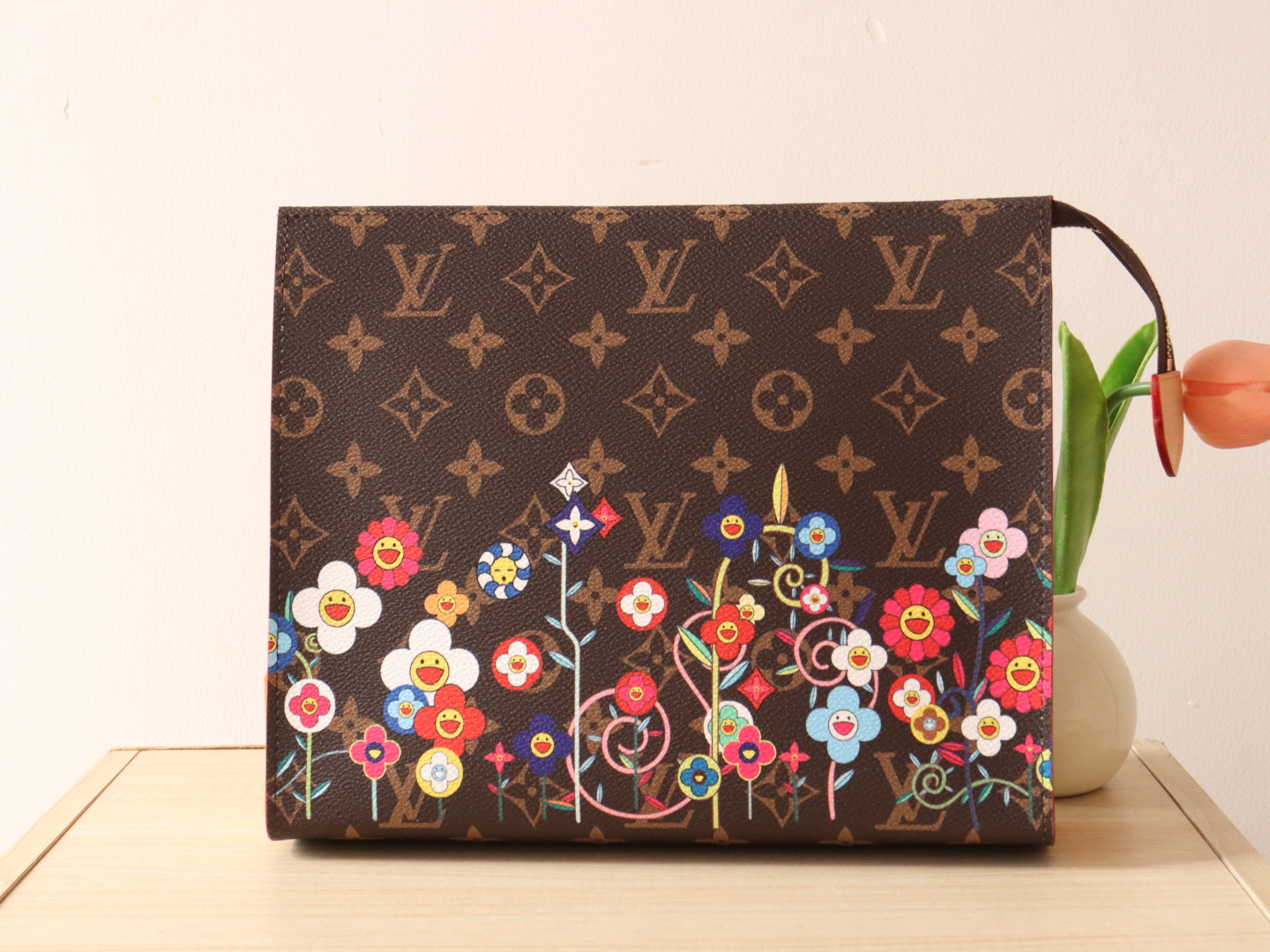 LOUIS VUITTON ルイヴィトン 村上隆 定番クラッチバッグ M14180-BRAND OFF