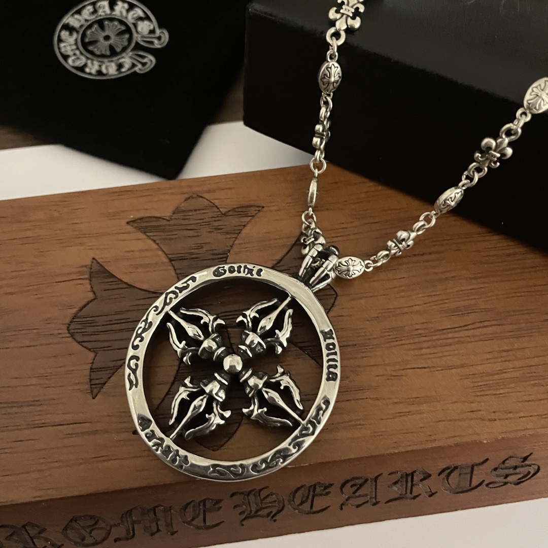 【CHROME HEARTS】ネックレス、新しいネックレス万能シンプルファッションオーナメント-BRAND OFF