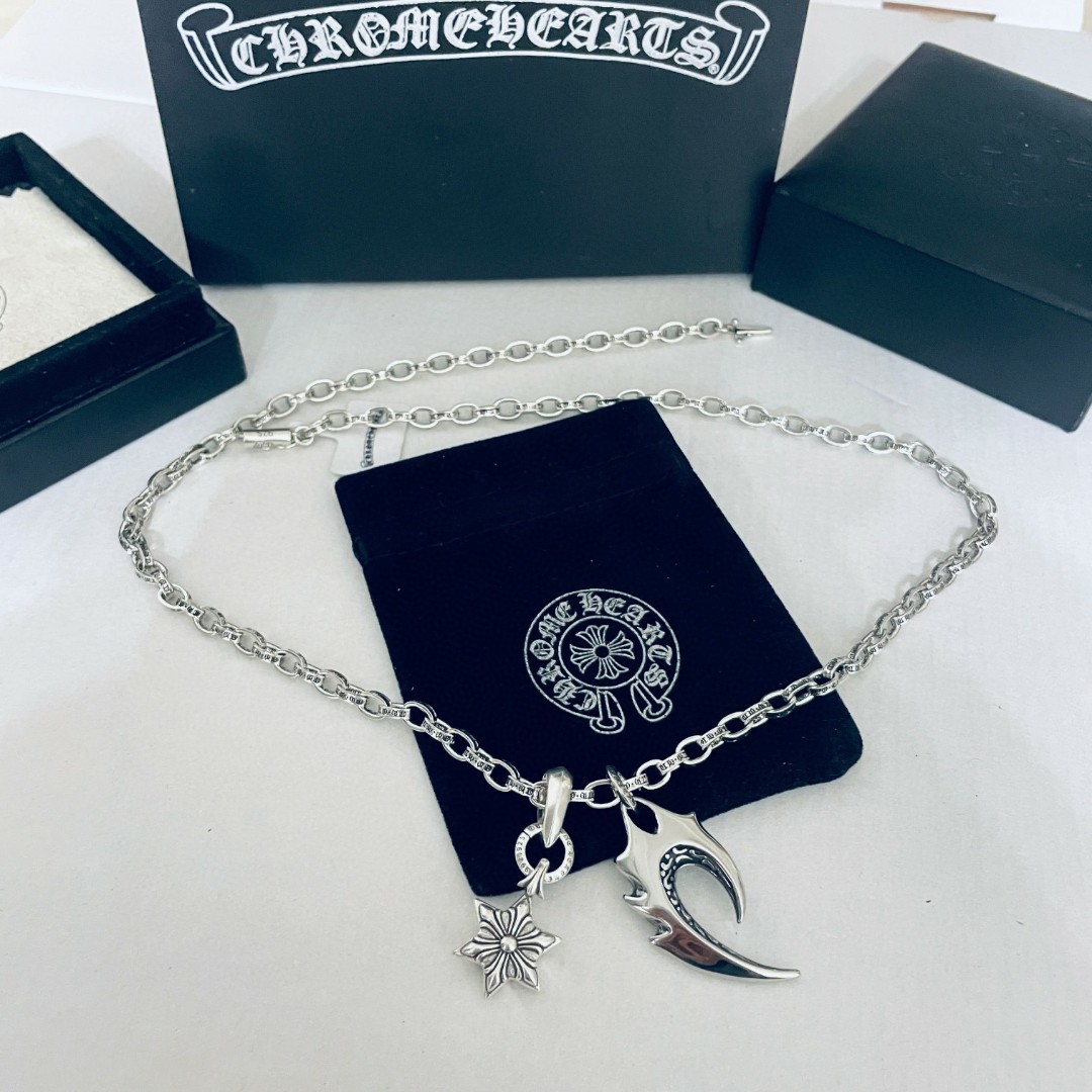 【Chrome Hearts】ネックレス、新しいネックレス万能シンプルファッションオーナメント-BRAND OFF