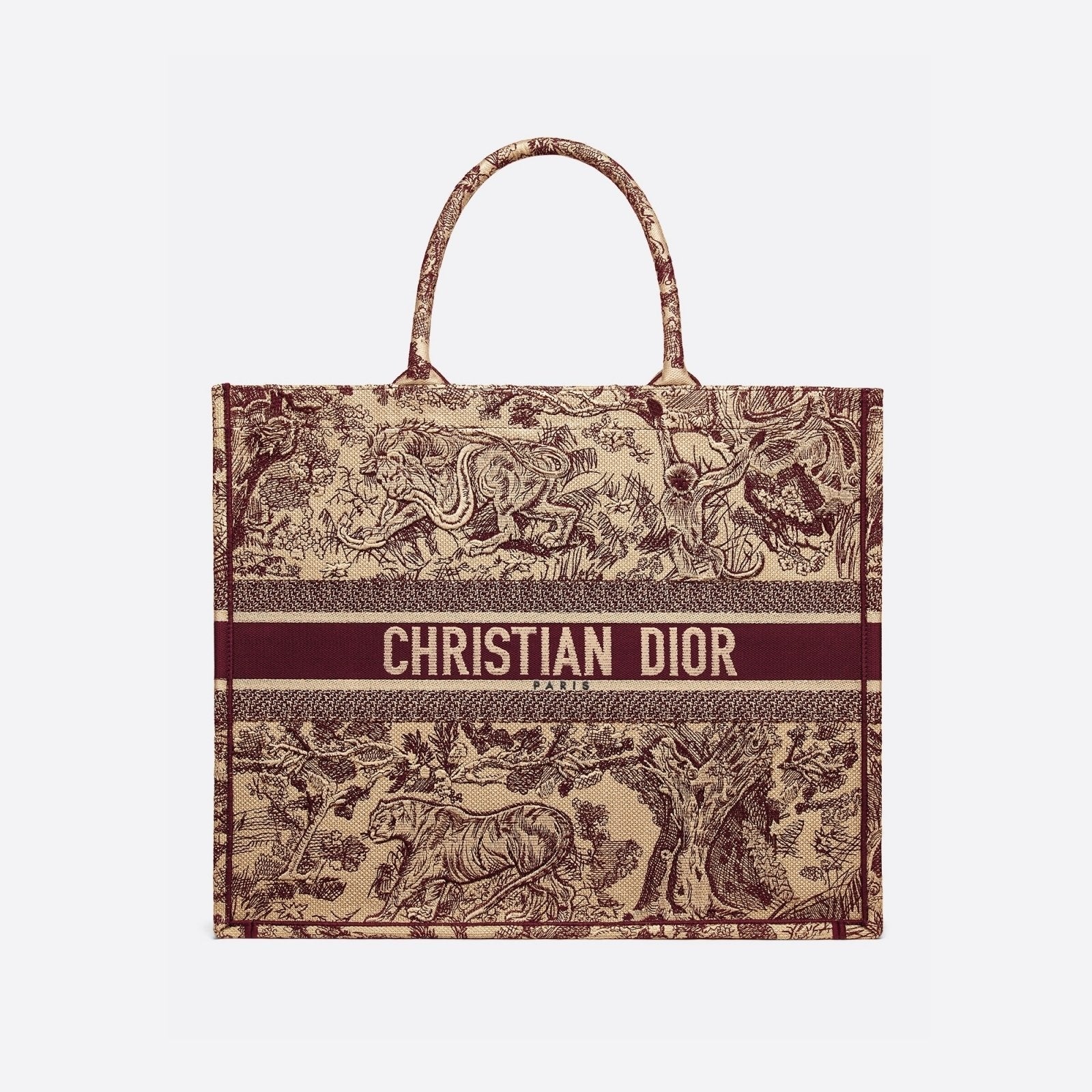 【DIOR】入手困難！セレブ芸能人御用達?ロゴ アニマル 刺繍 バッグ トート 選べる4色-BRAND OFF