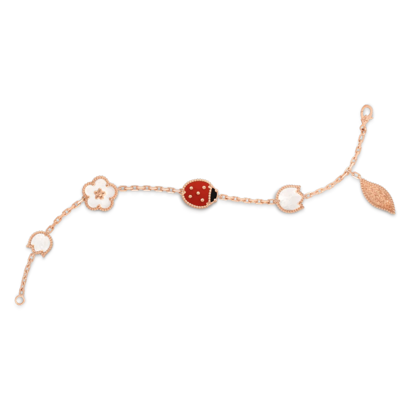 【2026】【Vancleef & Arpels】 ラッキー スプリング ブレスレット、5 モチーフ-BRAND OFF