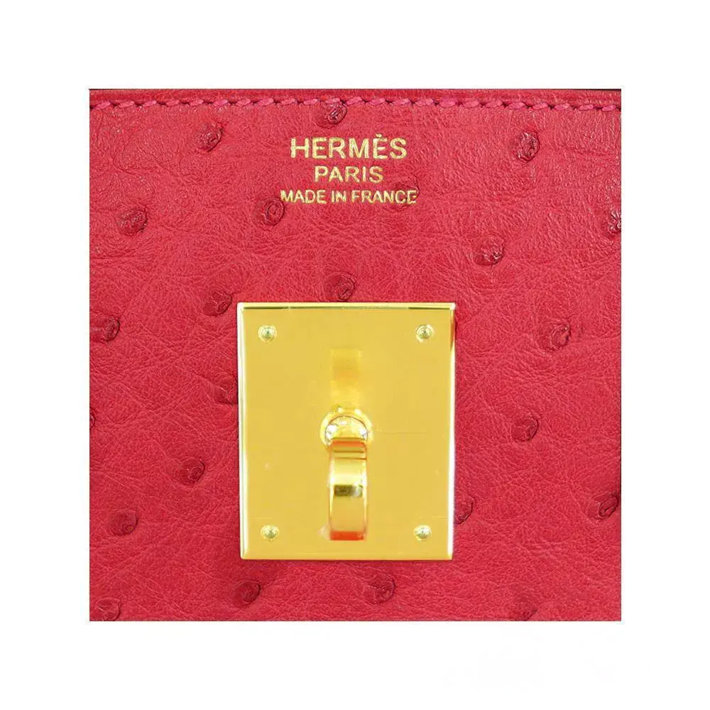 【HERMES】エルメス バーキン 30cm オーストリッチ ゴールド金具-BRAND OFF
