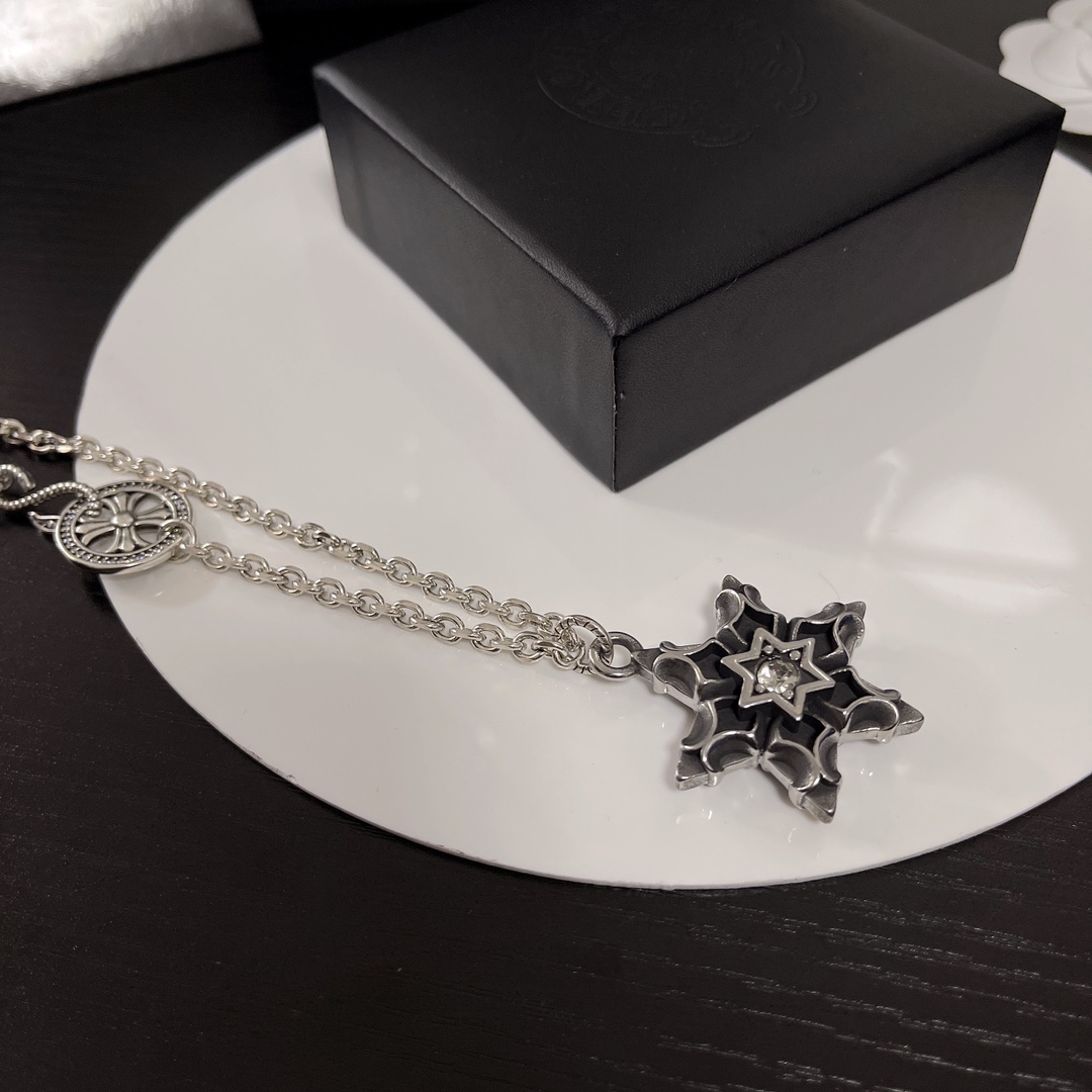 【CHROME HEARTS】ネックレス、新しいネックレス万能シンプルファッションオーナメント-BRAND OFF