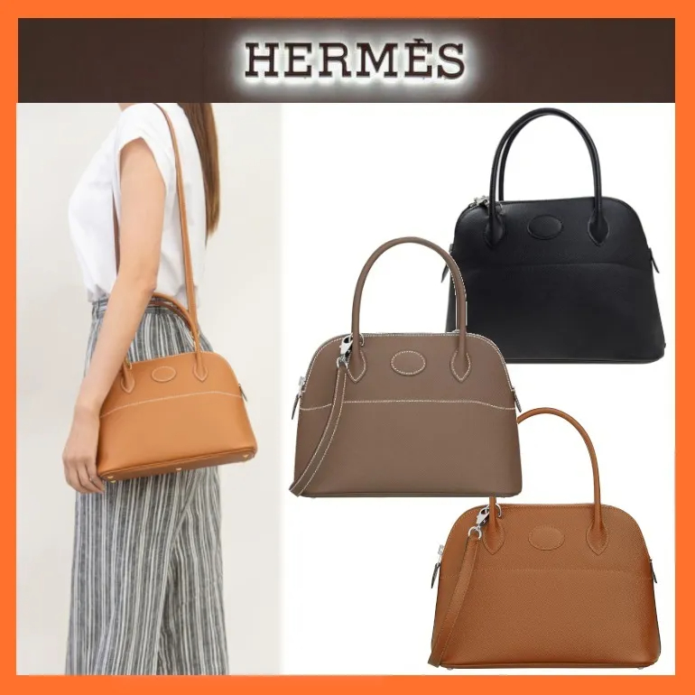 【HERMES】 ボリード BOLIDE 27CM シルバー金具-BRAND OFF