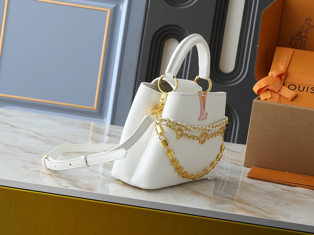 LOUIS VUITTON ルイヴィトン M12279 CAPUCINES BB ハンドバッグ-BRAND OFF