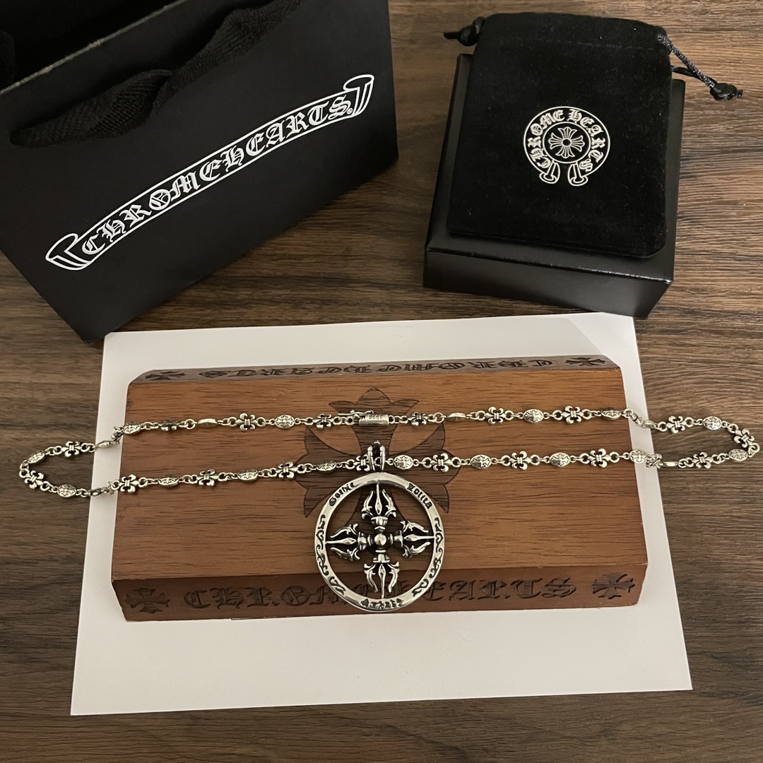 【CHROME HEARTS】ネックレス、新しいネックレス万能シンプルファッションオーナメント-BRAND OFF