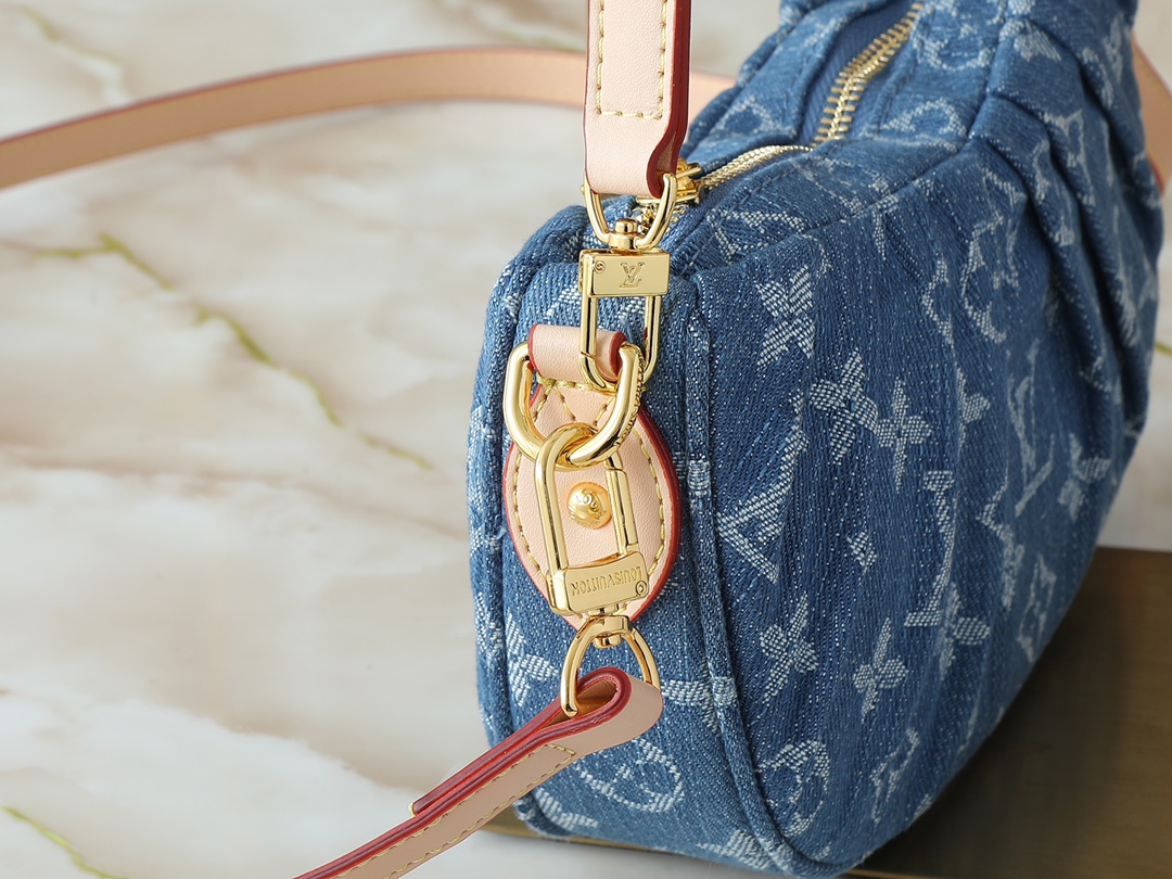 LOUIS VUITTON ルイヴィトン M13571 Pochette Valley デニムバッグ-BRAND OFF