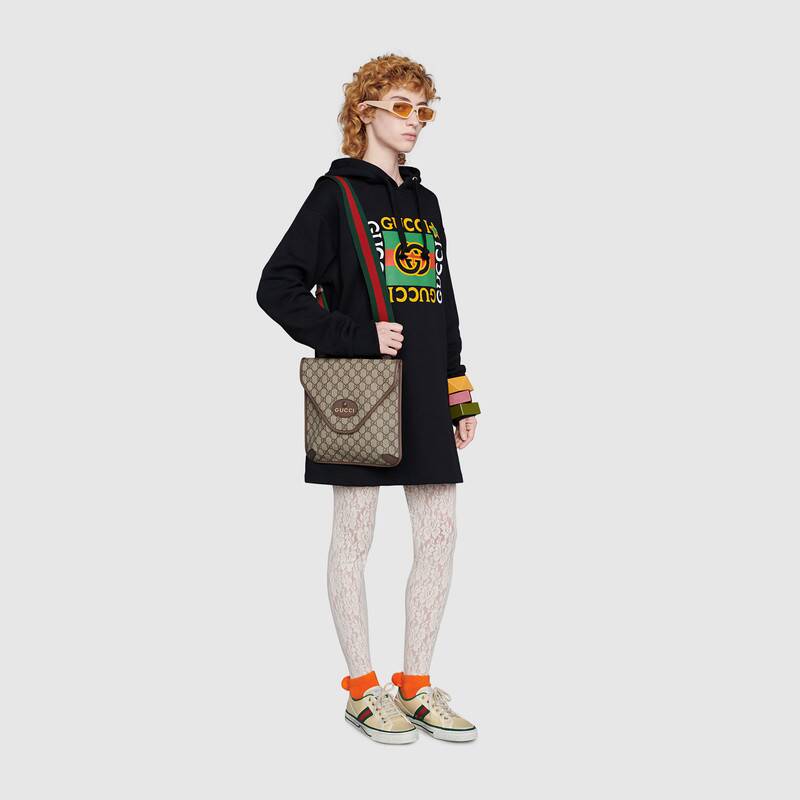 GUCCI〔ネオ ヴィンテージ〕GGミディアム メッセンジャー-BRAND OFF