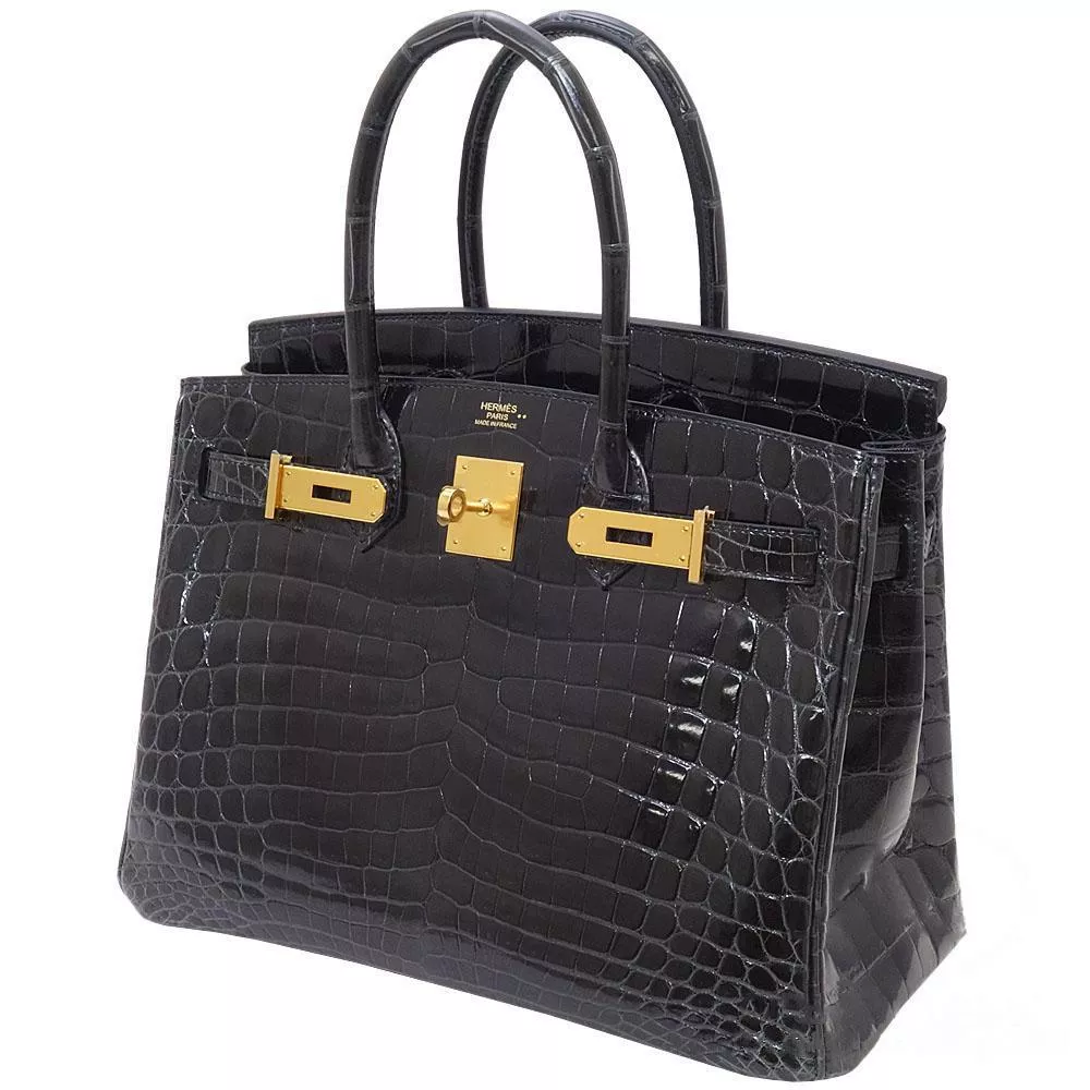 【HERMES】エルメス バーキン 30cm クロコダイル ゴールド金具-BRAND OFF