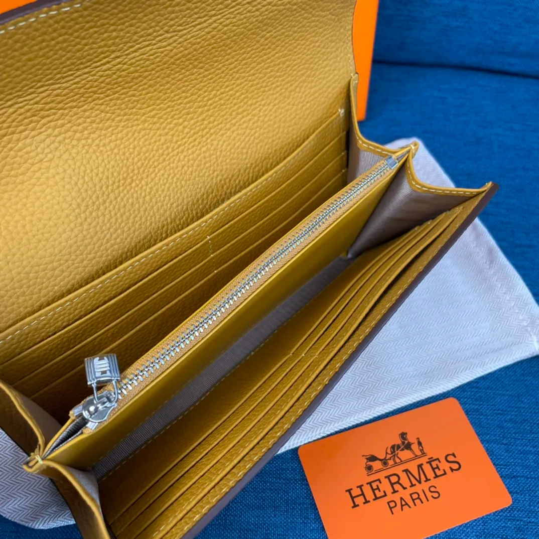 HERMÈS 長財布 11カラー 22X11CM-BRAND OFF