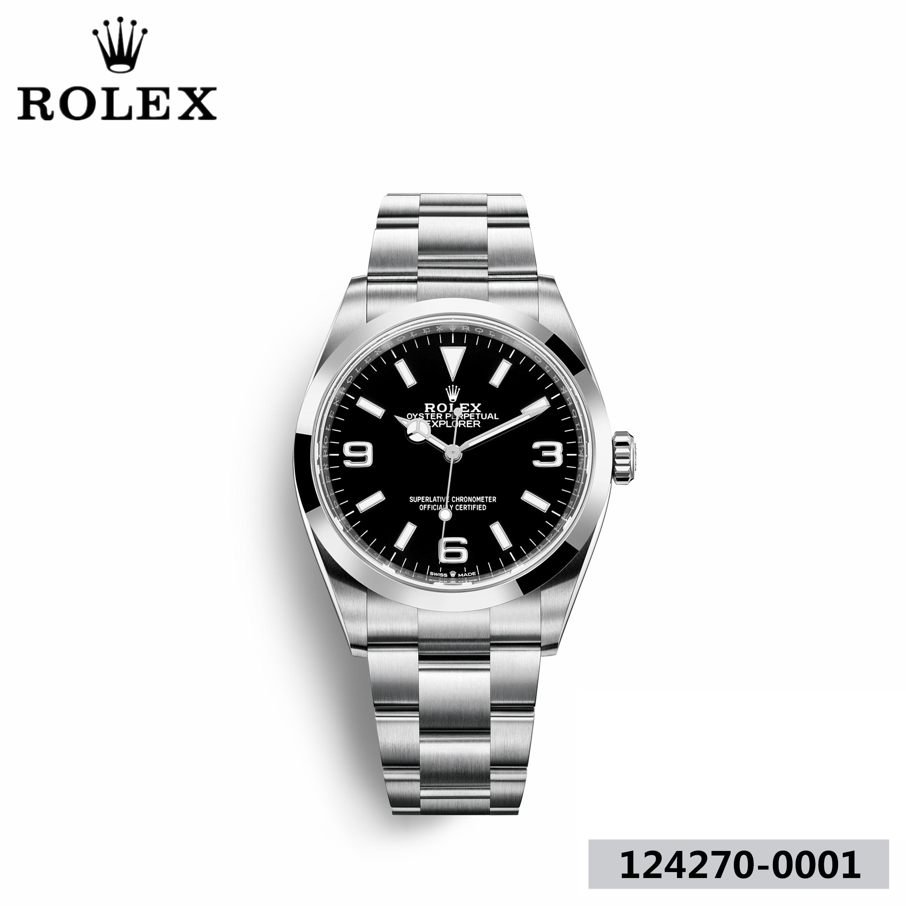 エクスプローラー オイスター 36 mm オイスタースチール-BRAND OFF