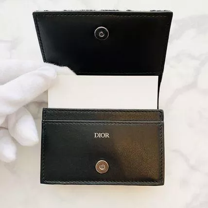 【DIOR】すぐ届く☆ディオール オブリーク カードケース-BRAND OFF