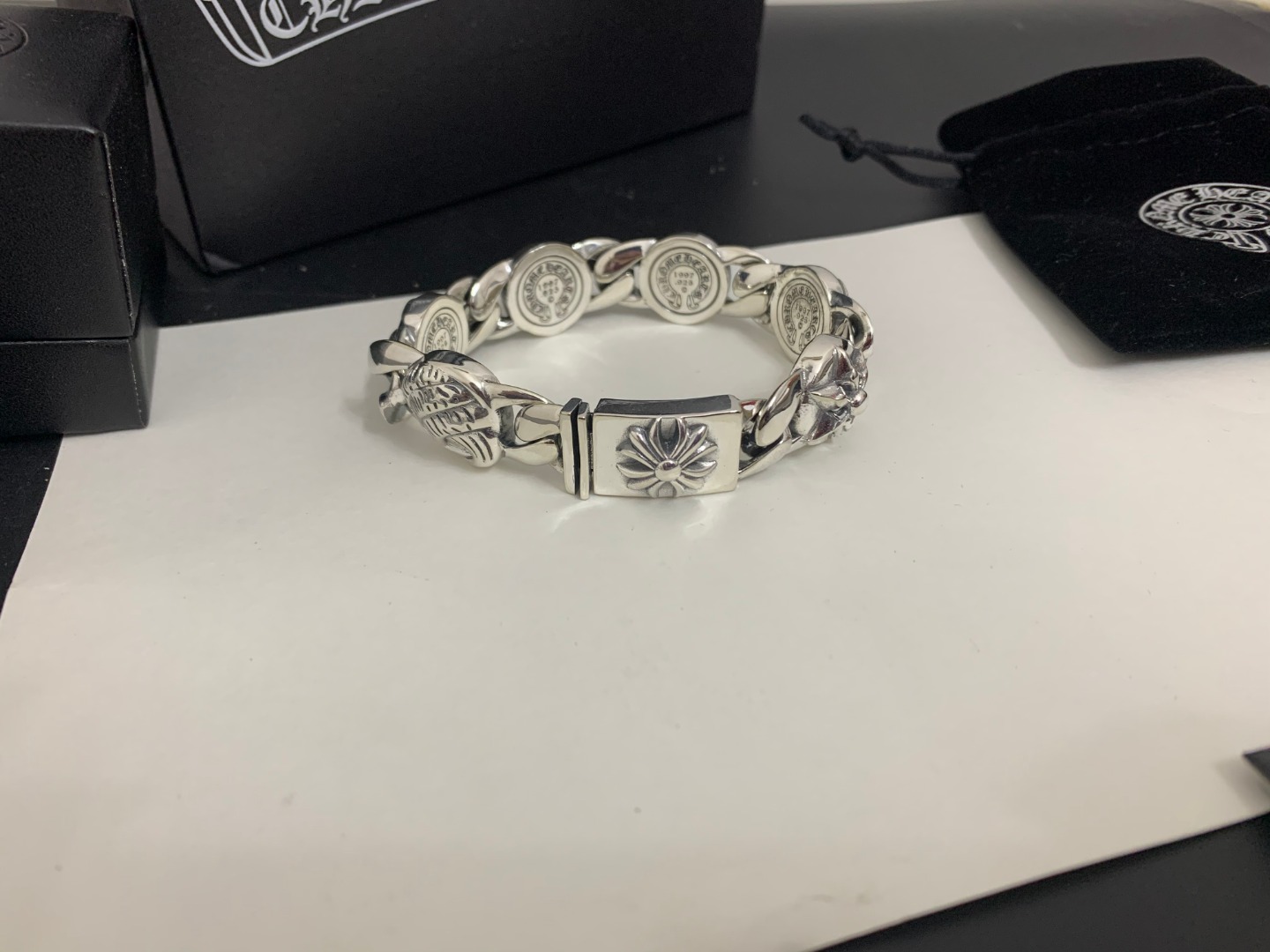 【 CHROME HEARTS 】ブレスレット、ファッションシンプルなスタイル-BRAND OFF