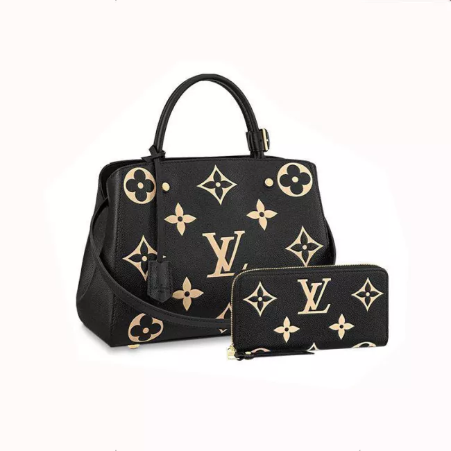 LOUIS VUITTON モンテーニュMM 長財布 2点セット お得Ref: M45499 + M80481-BRAND OFF