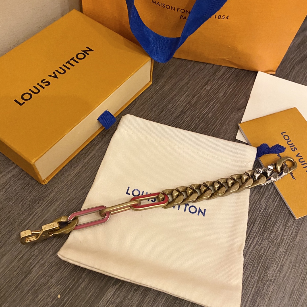 LOUIS VUITTON（ルイヴィトン）チェーンブレスレット-BRAND OFF