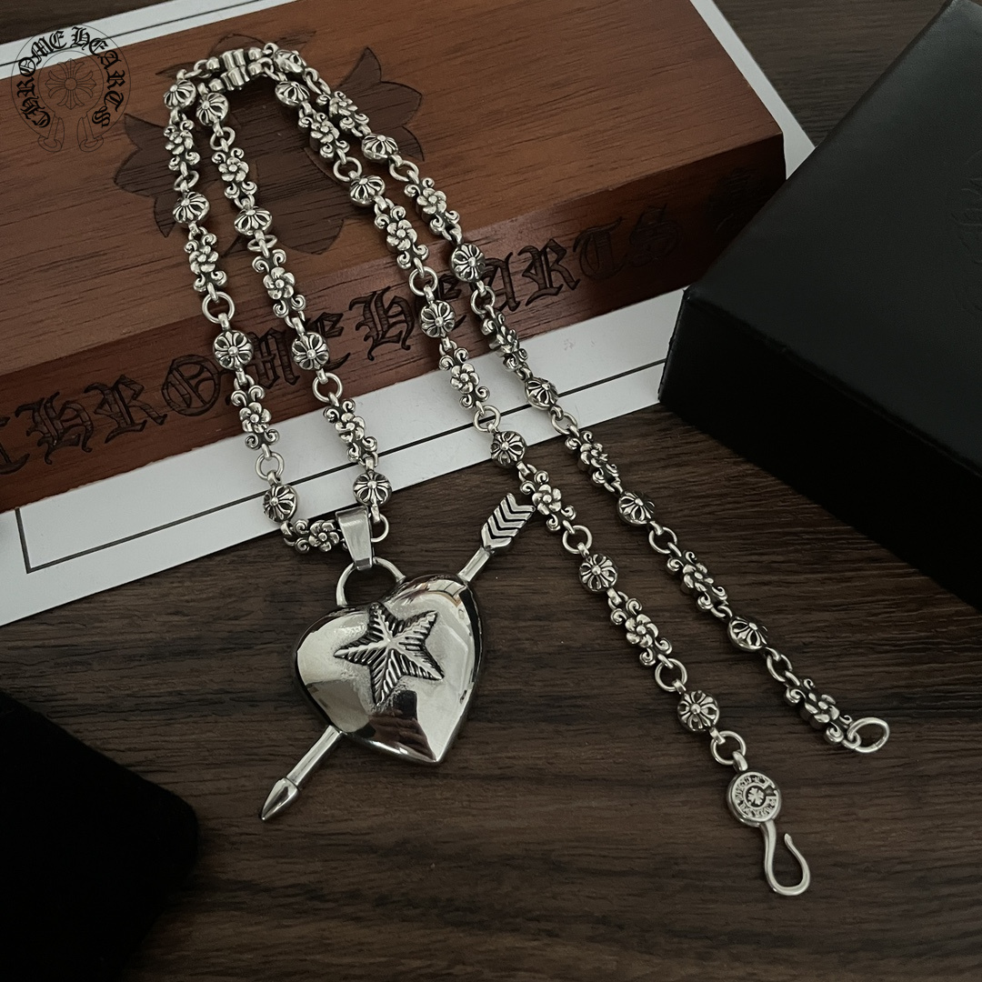 【CHROME HEARTS】ネックレス、新しいネックレス万能シンプルファッションオーナメント-BRAND OFF