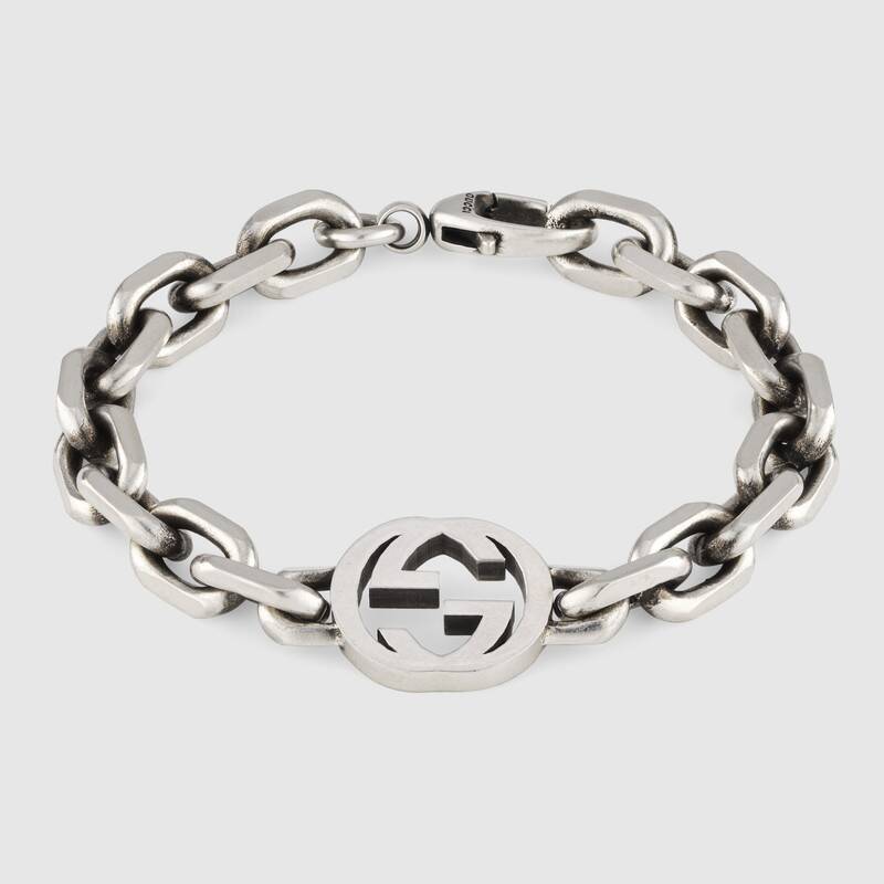 【2026】GUCCI エナメル インターロッキングG ブレスレット-BRAND OFF