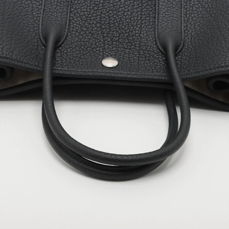 エルメス ガーデンパーティTPM カントリー ブラック シルバー金具-BRAND OFF