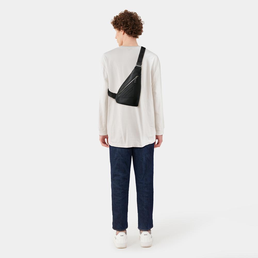 PRADA プラダ クロス ヴィッテロダイノレザーバッグ-BRAND OFF