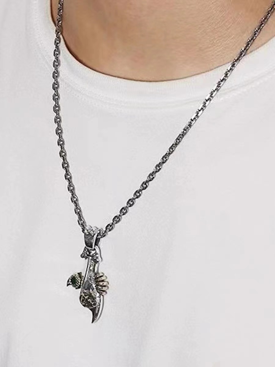 【CHROME HEARTS】ネックレス、新しいネックレス万能シンプルファッションオーナメント-BRAND OFF