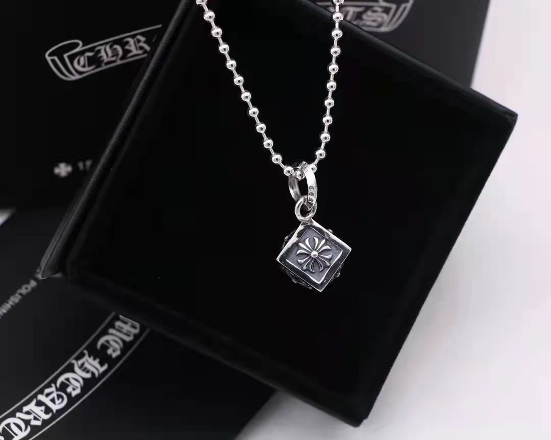 【Chrome Hearts 】クロムハーツ ダイスペンダント ネックレス-BRAND OFF