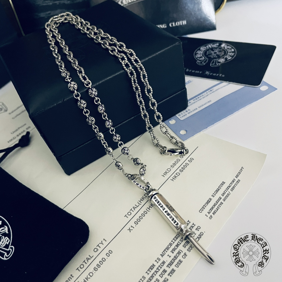 【CHROME HEARTS 】ネックレス、新しいネックレス万能シンプルファッションオーナメント-BRAND OFF