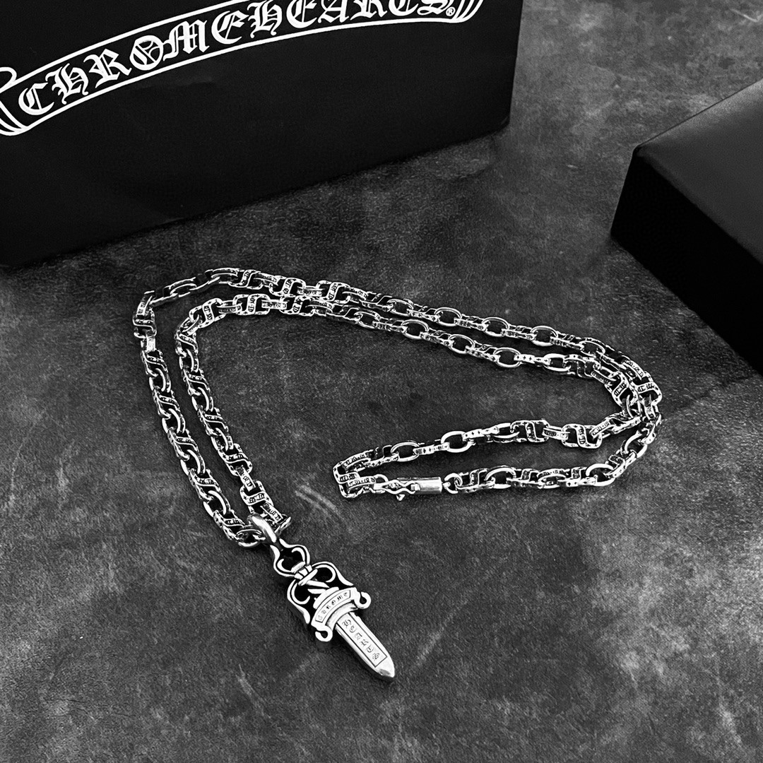 【CHROME HEARTS】ネックレス、新しいネックレス万能シンプルファッションオーナメント-BRAND OFF