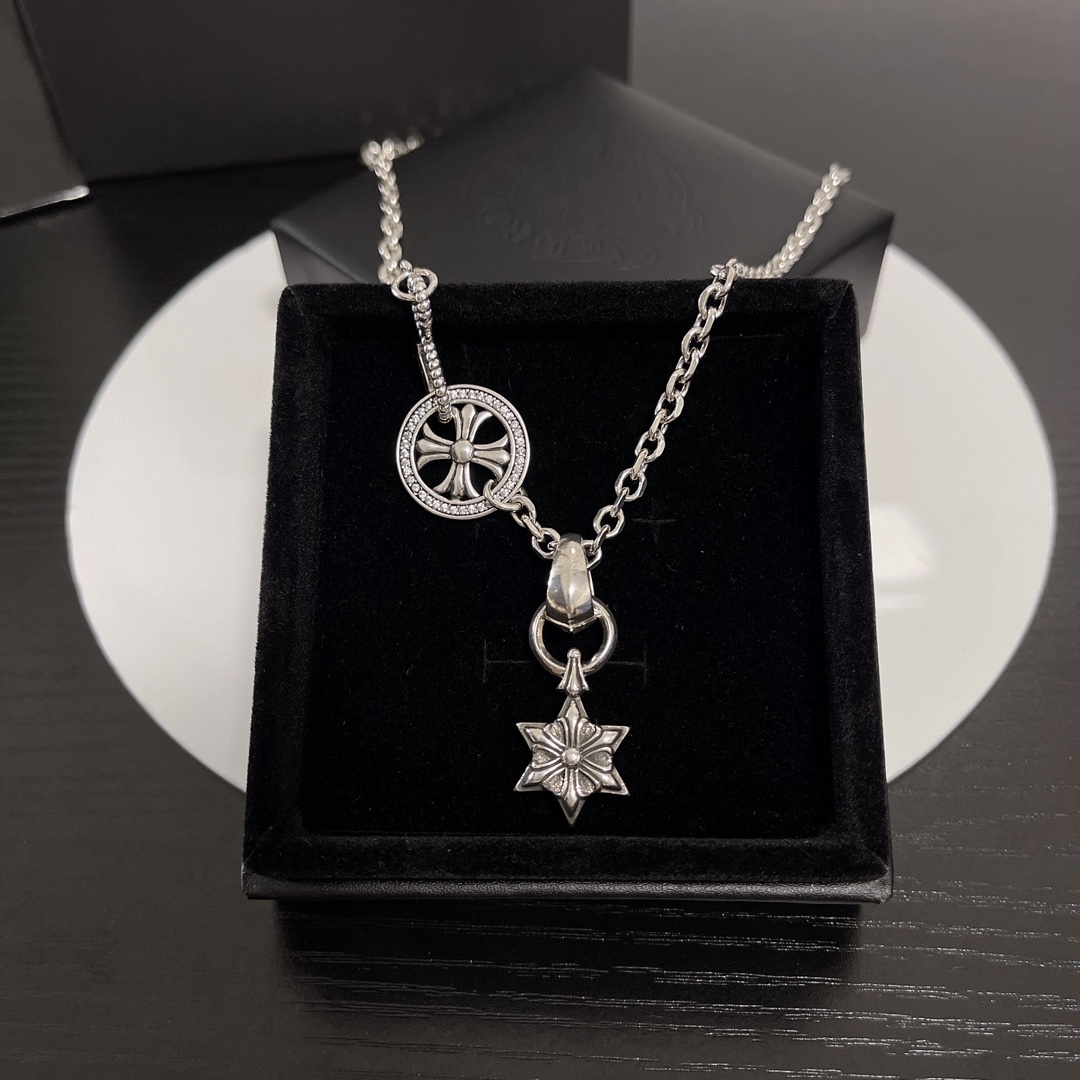 【Chrome Hearts】ネックレス、新しいネックレス万能シンプルファッションオーナメント-BRAND OFF