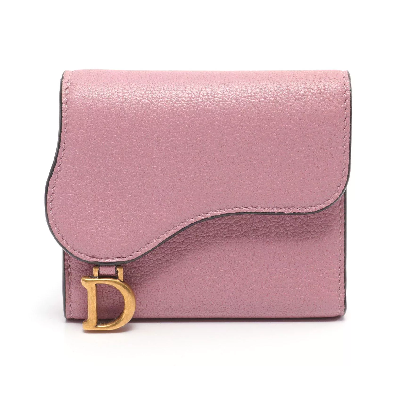 【DIOR】SADDLEサドルロータスウォレット☆レザーミニ【財布】-BRAND OFF