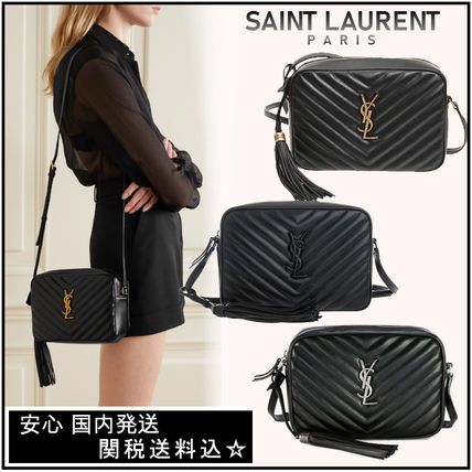 SAINT LAURENT*LOU ルー キルティング カメラバッグ-BRAND OFF