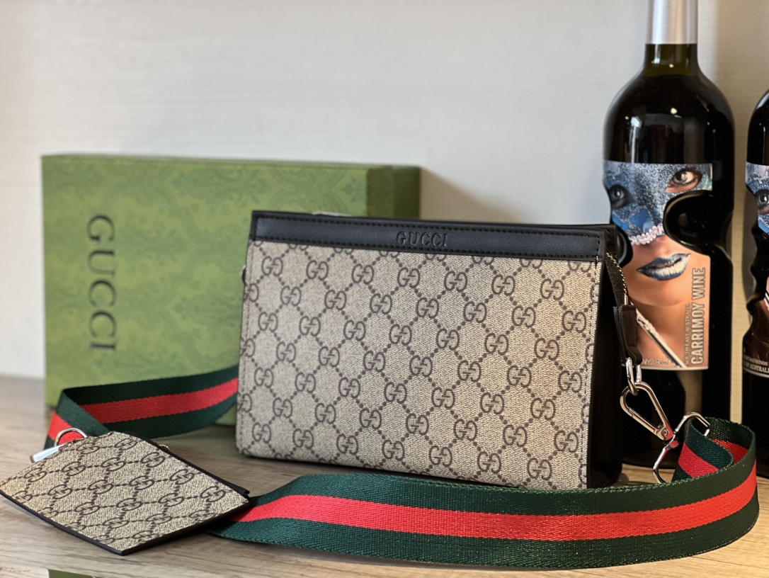 【 GUCCI 旗艦店】GGショルダーバッグ 22X14X7CM-BRAND OFF