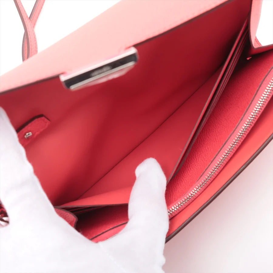 HERMES エルメス コンスタンスロング トゥーゴー ヴォーエプソン ブーゲンビリア シルバー金具-BRAND OFF