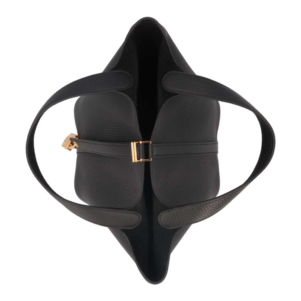 HERMES エルメス ピコタン PM ブラック トリヨン 18*18*13CM-BRAND OFF