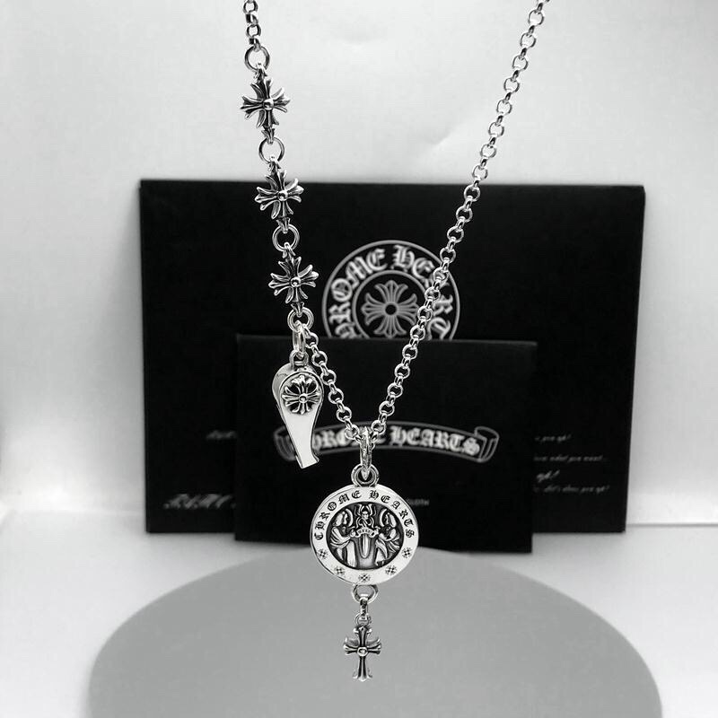 Chrome Hearts クロムハーツ  エンジェルメダル ネックレス-BRAND OFF