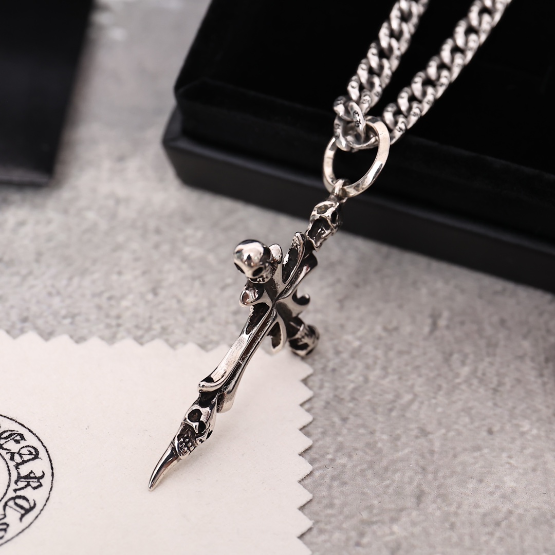 【CHROME HEARTS】ネックレス、新しいネックレス万能シンプルファッションオーナメント-BRAND OFF