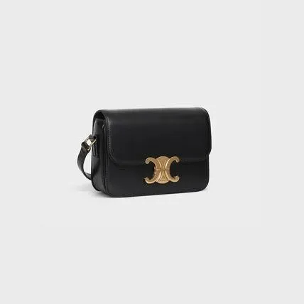 CELINE★トリオンフ クロスボディバッグ ティーン シャイニー-BRAND OFF