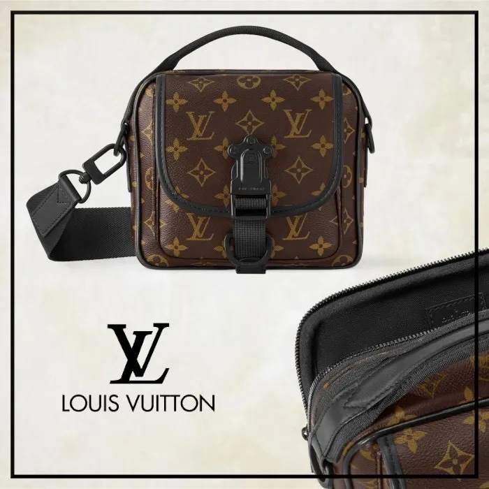 ミニマリストに 必要最小限LOUISVUITTON クエストメッセンジャー M46973-BRAND OFF